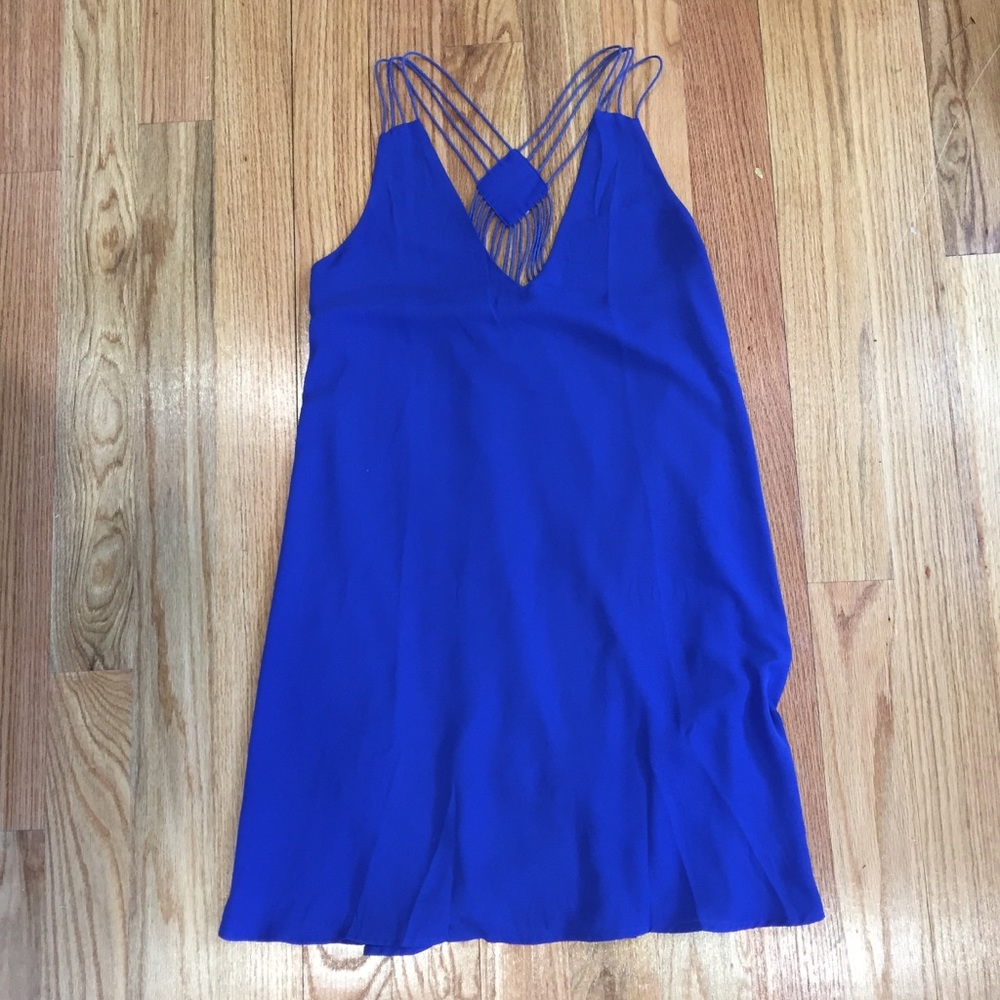 Shein blue strappy dress